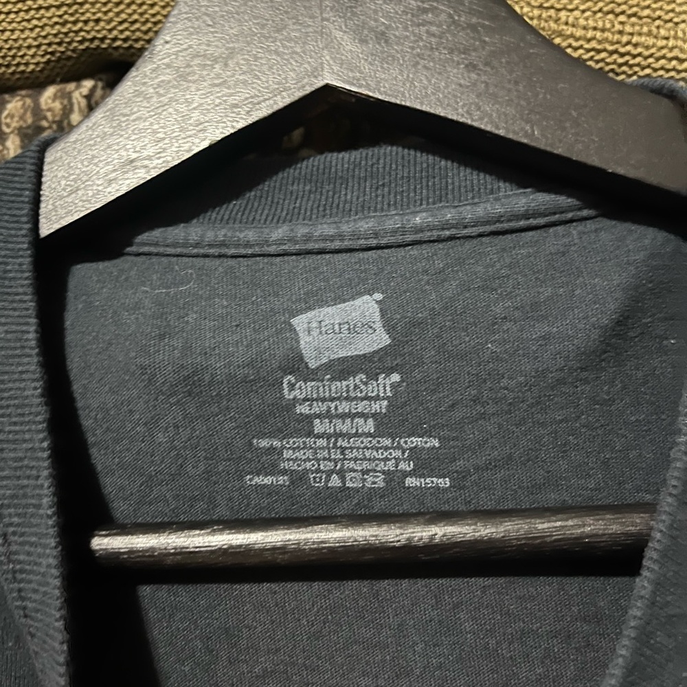 Hanes Black and Orange Graphic Tee - Picture 3 of 4
